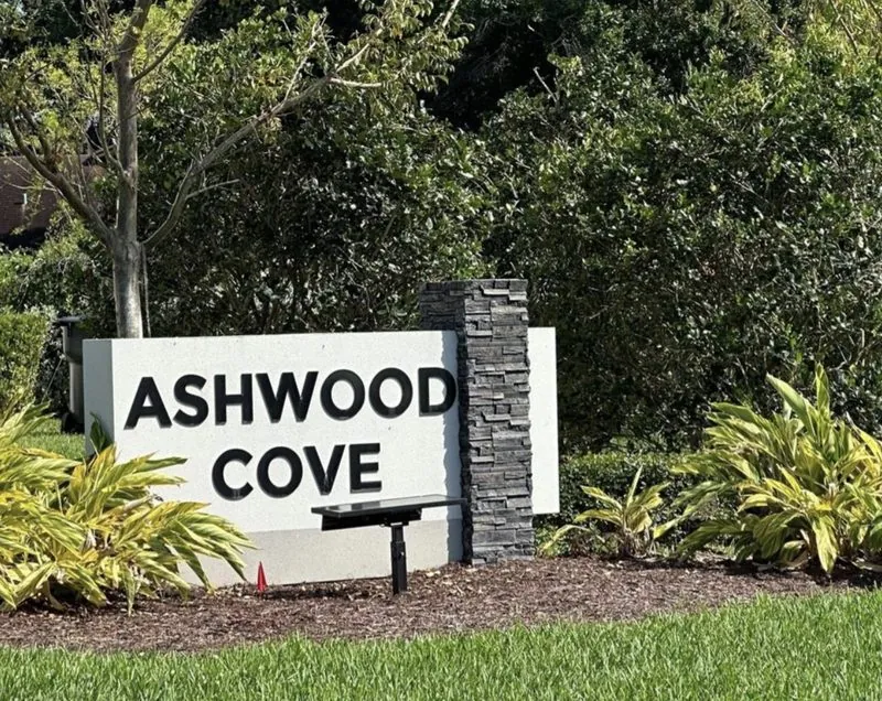 Ashwood Cove community entrance